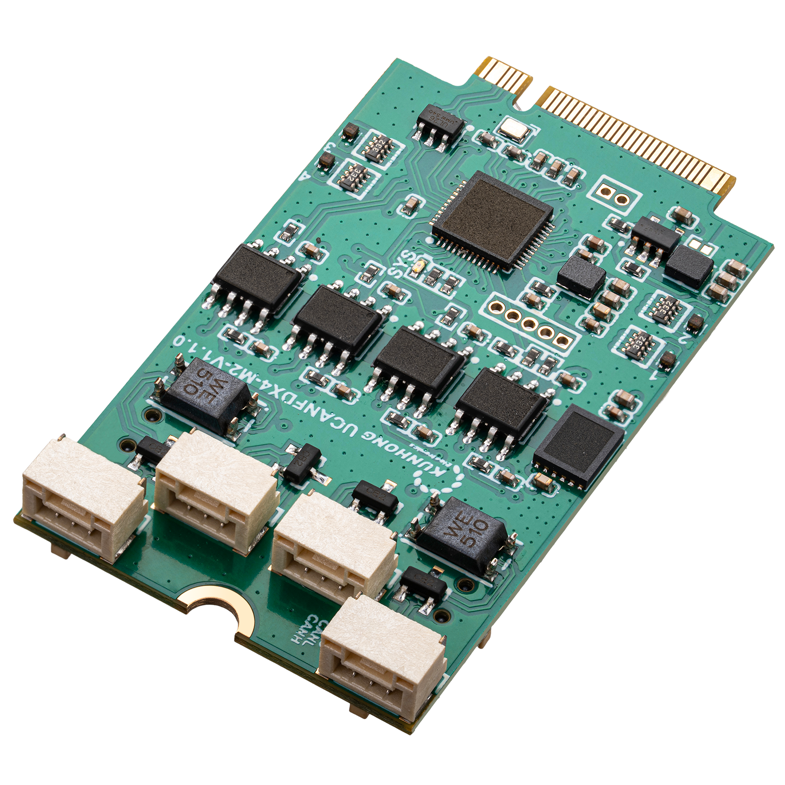 KH-UCANFD-M2-X4 斜视图