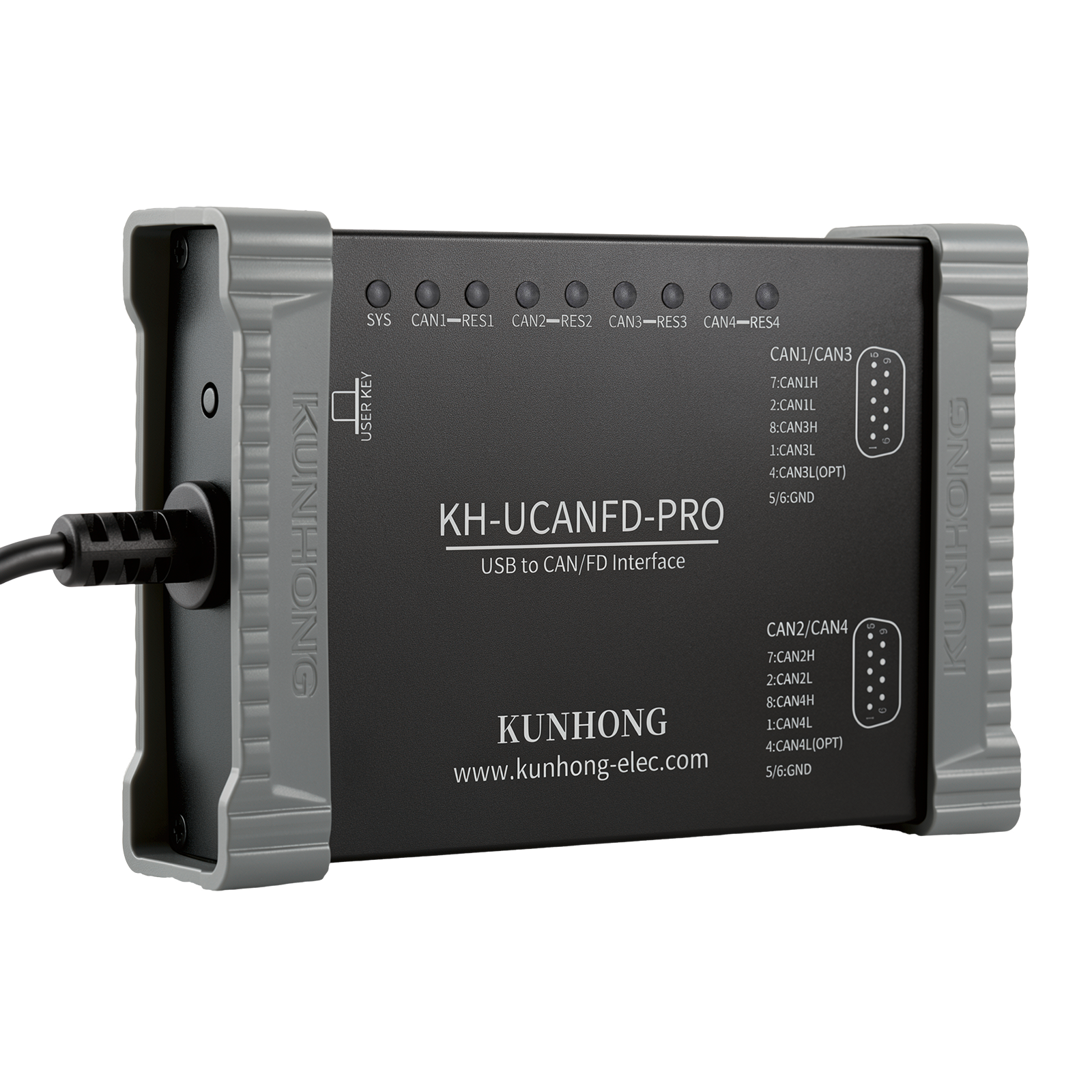 KH-UCANFD-PRO-X2 侧面