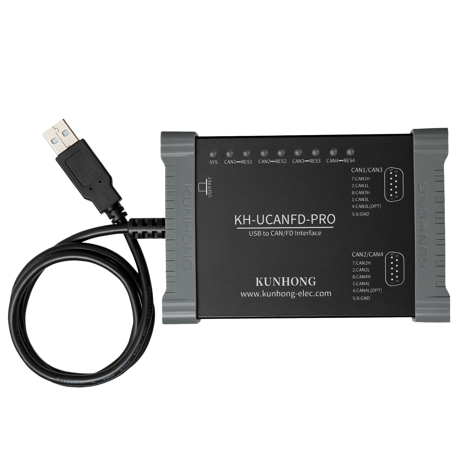 KH-UCANFD-PRO-X2 正面